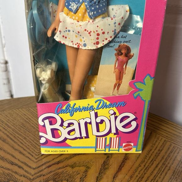 California Dream Barbie Doll Midge 1987 Red Hair 4442 Comic Book Vintage Mattel - Picture 7 of 16